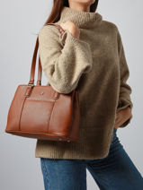 Schoudertas Maya Hexagona Bruin maya 2120202-vue-porte